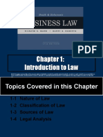 LAW205 Introduction To Law Chp.1