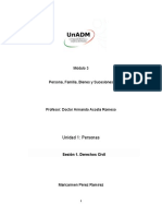 Módulo 3 Persona, Familia, Bienes y Sucesiones: Unidad 1: Personas