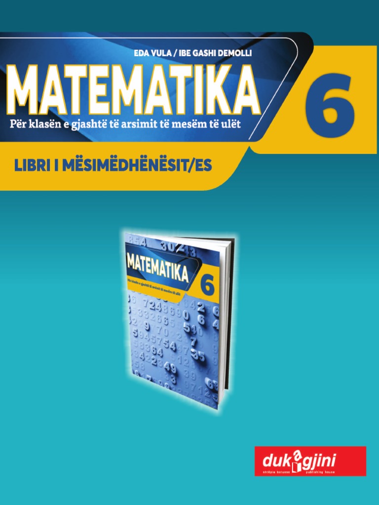 Matematika 6 Libri I Mesimdhenesit | PDF
