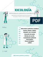 Toxicología: Hidrocarburos Policíclicos Aromáticos