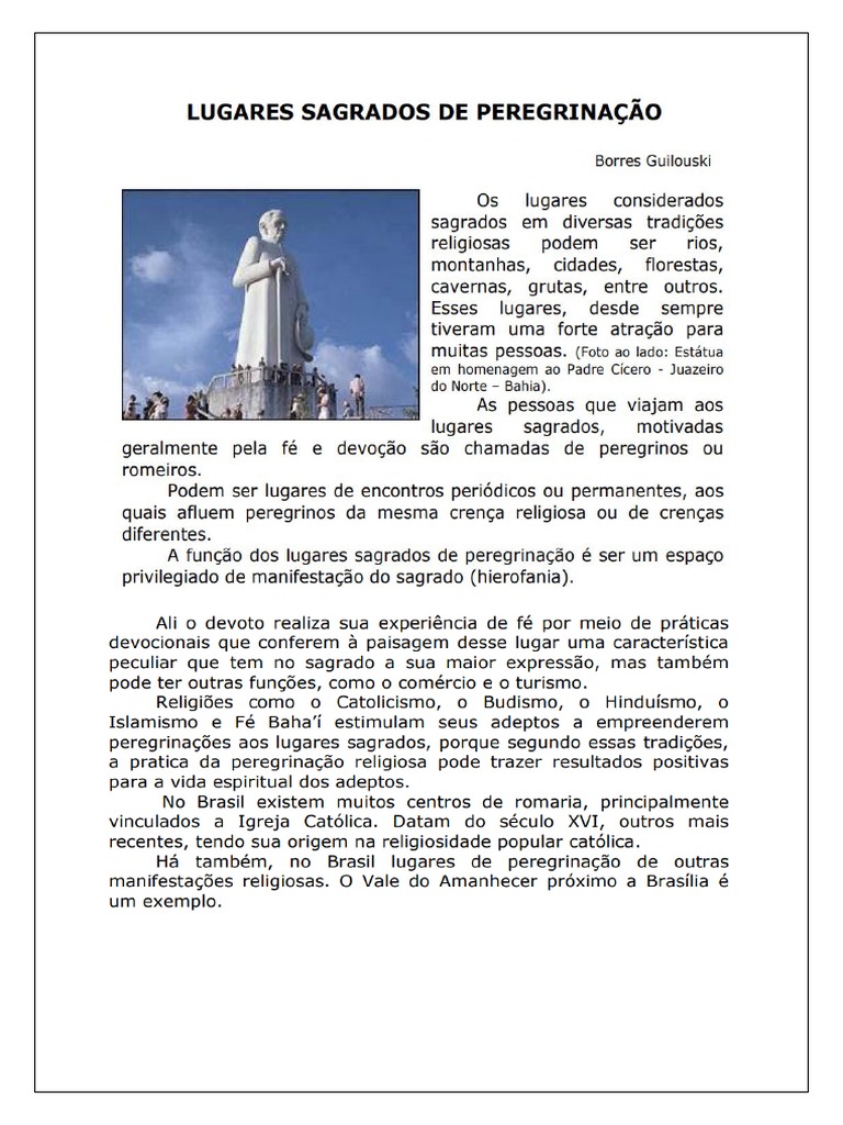 Atividade de Ensino Religioso - 5 Ano | PDF
