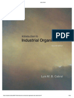 Introduction To Industrial Organization.2ED - Cabral