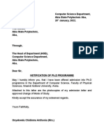 Notice of PhD