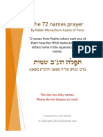 72names Psalms Verses 2