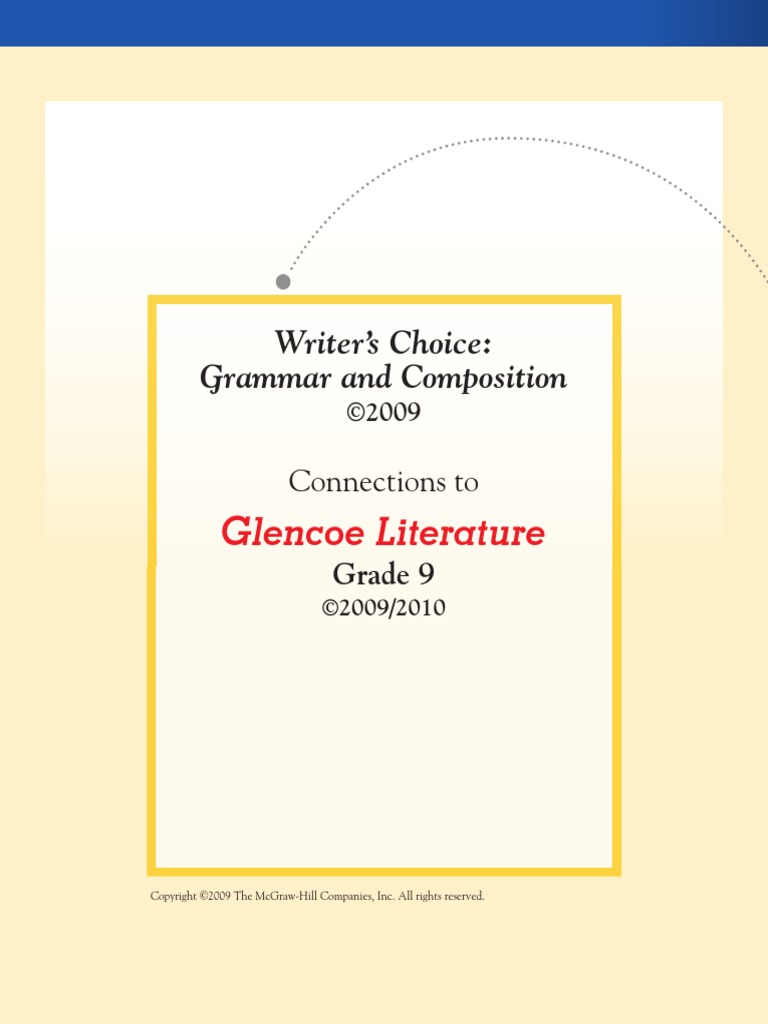 Writer's Choice - Grammar and Composition Grade 9 - Glencoe (PDFDrive ...