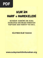 Kur'an Harf Ve Harekeleri (Elif - Ba) Süleyman Hilmi Tunahan