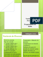 D3IMET1 Parte VI Variaveis de Processo e Propriedades da Solda