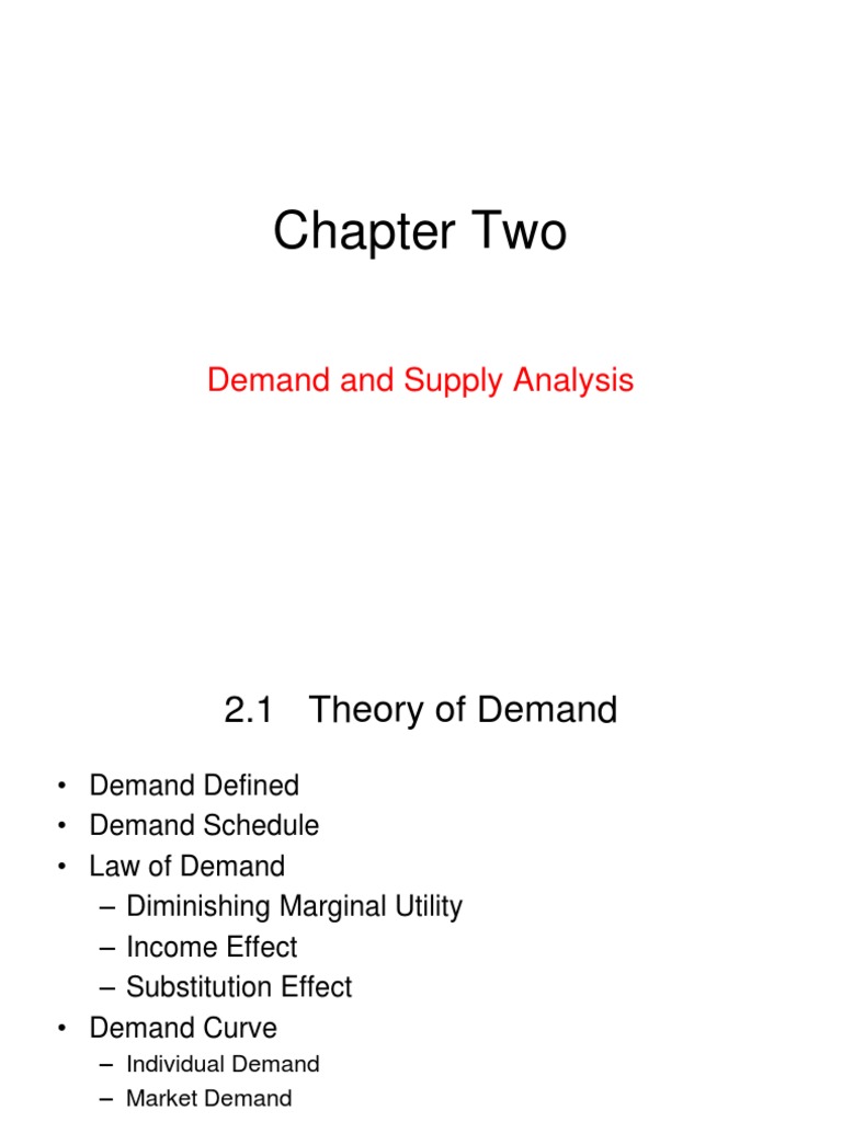 Demand and Supply Analysis Guide | PDF | Supply And Demand | Supply ...
