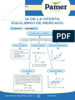 ECONOMÍA - S10 - Teoría de La Oferta - Equilibrio de Mercado