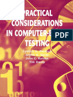 Parshall Et Al (2002) Practical Considerations in Computer-Based Testing