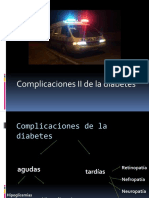 Pod. Complicaciones II de La Diabetes