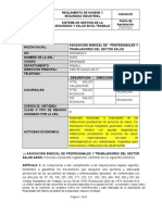 Reglamento de Higiene y Seguridad Industrial