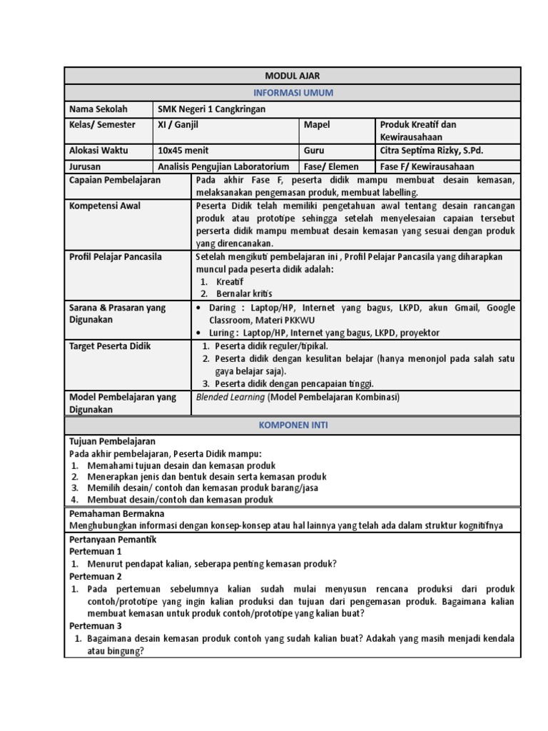 DESAIN KEASAN DAN PENGEMASAN PRODUK | PDF