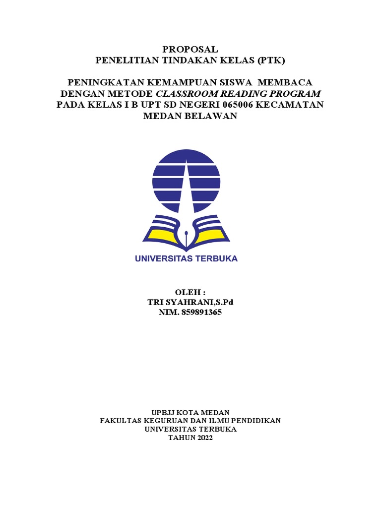 Proposal PTK | PDF | Karier & Perkembangan