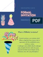 Triana Formal Invitation