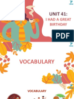 FFM - Unit 41 - I Had A Great Birthday