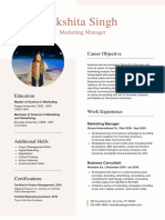 Marketing Manager Simply Feminine Resume