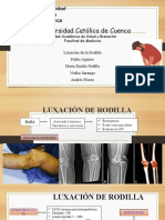 Luxación de rodilla: causas, diagnóstico y tratamiento