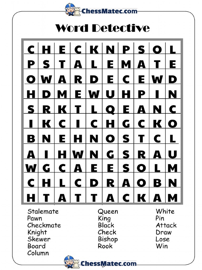 ChessMatec Word Search Hard PDF