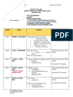 Lesson Plan Civil Procedure 1