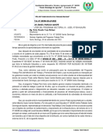 Informe #004 Mejoramiento Del Local Escolar