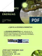 Presentación Cambio Climático Negro y Verde Neón Con Foto (Autoguardado)