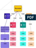 Plantilla Mapa Conceptual de Colores Llamativos