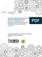 PKDOD Kajian Penyelenggaraan Urusan Pemerintahan Pasca Penataan Perangkat Daerah Menurut PP No. 18 Tahun 2016