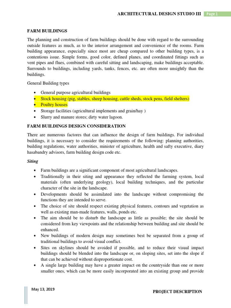 Farm Building Design Considerations | PDF | Poultry Farming | Chicken