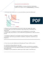 EVALUACIÓN DE RECUPERACIÓN Unidad 1 Teoria Del Consumidor