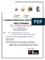 Bikaner Open GM International Tournament