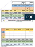 Programacion Semanal de Frutas y Bebidas Del 13 Al 19 de Agosto Del 2022