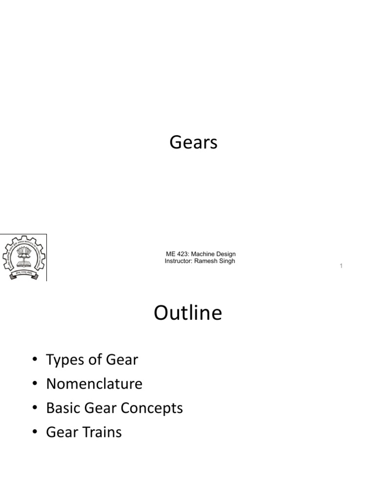 Gears | PDF | Gear | Physical Quantities