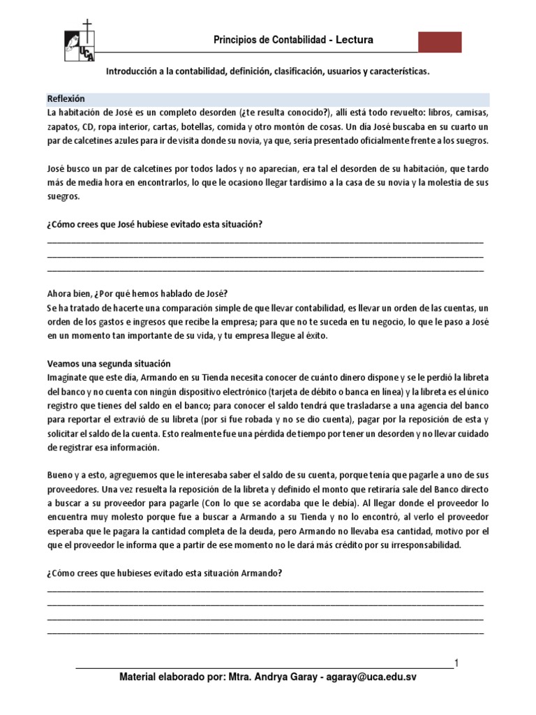 Definición de La Contabilidad, Su Clasificación, Usuarios y ...