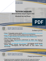 Perencanaan Kerja Sebagai Anggota Tim