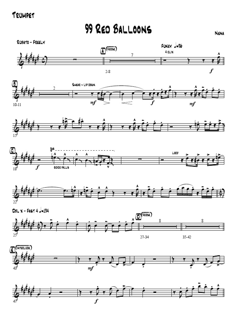 99-red-balloons-trumpet-pdf