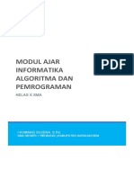 Modul Ajar Informatika 6 - Algoritma Dan Pemrograman