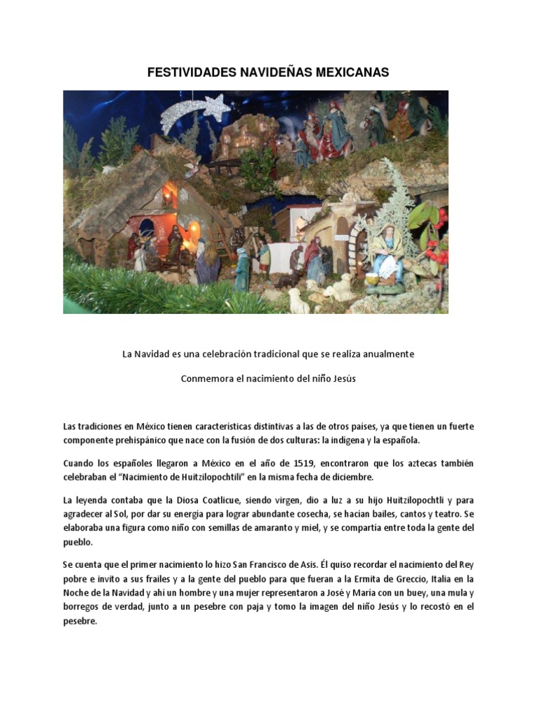 Festividades Navidenas Mexicanas | Descargar gratis PDF | Navidad