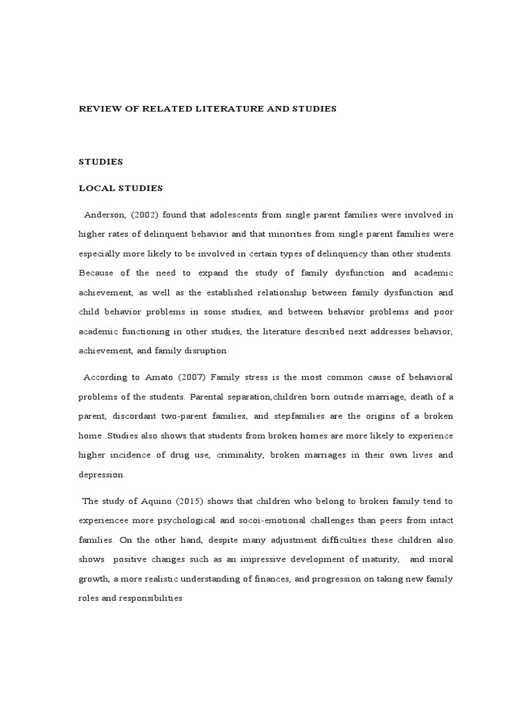 Review of Related Literature and Studies | PDF