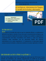 Determinación físico-química de la leche y derivados