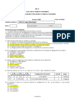 Examen Parcial 2022 - Quimica Inorganica