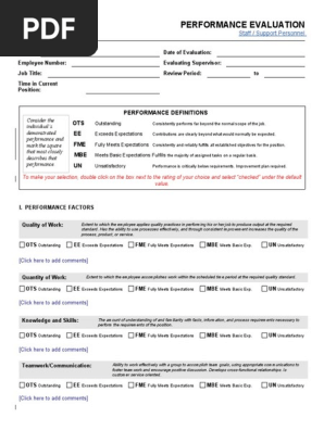 Performance Evaluation