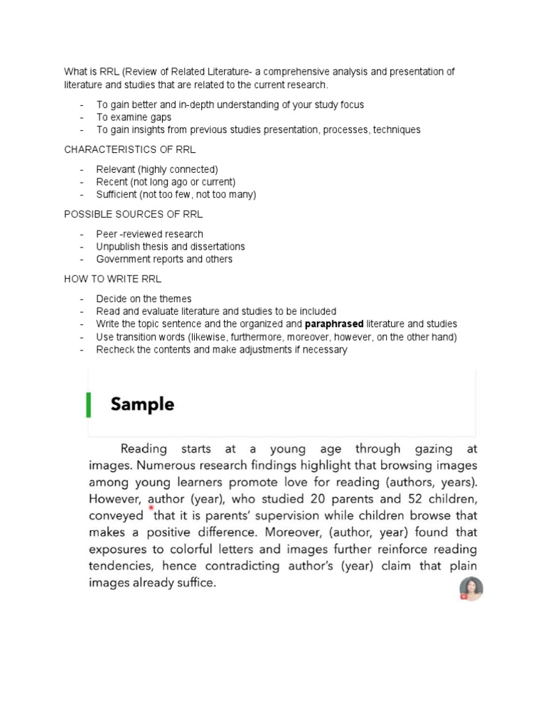 What Is RRL | PDF