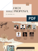 12 Humss-13 Research Title Proposal