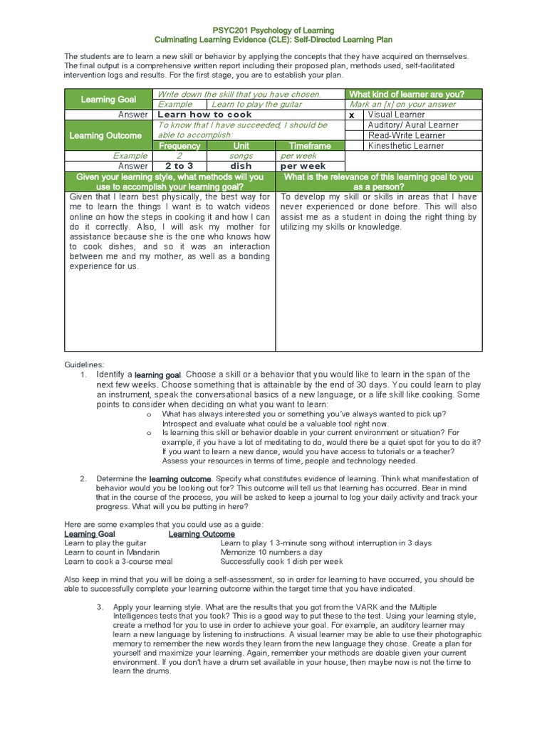psyc201-self-directed-learning-plan-yunsal-pdf-learning