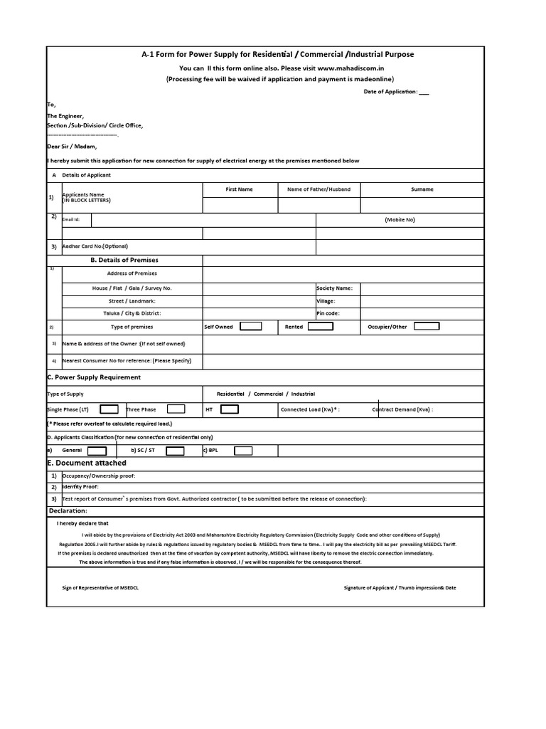A1 FORM RCI Part1 PDF