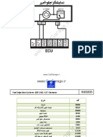 The Map and Circuit Diagram of The Peugeot 405 Check Lamp Light