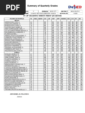grading-sheet
