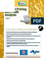Topic 5 - Product Pricing Profit Analysis