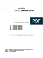 Format Laporan Inspeksi Cara Cepat Drainase